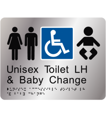 Unisex Accessible Toilet LH & Baby Change