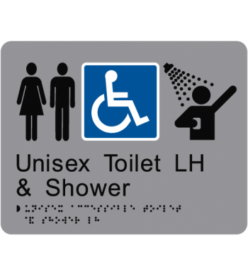 Unisex Accessible Toilet and Shower LH