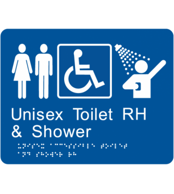 Unisex Accessible Toilet and Shower RH