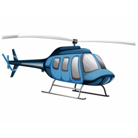 Helicopter Sticker