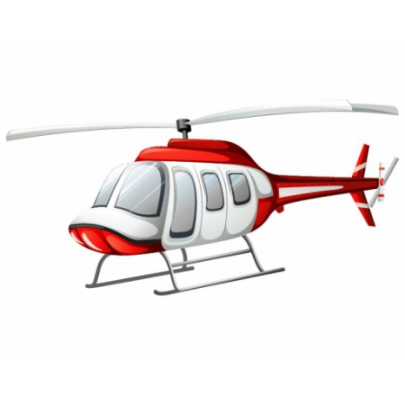 Helicopter Sticker