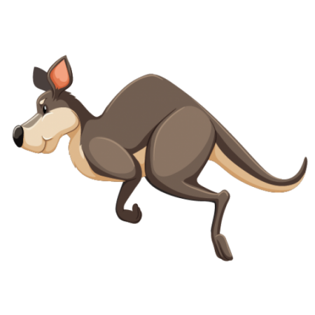 Kangaroo Sticker