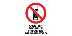 USE OF MOBILE PHONES PROHIBITED