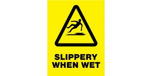 SLIPPERY WHEN WET