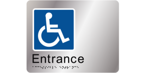 Accessible Entrance manufactured by Bathurst Signs