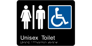 Airlock - Unisex Accessible Toilet manufactured by Bathurst Signs