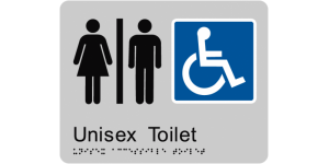 Airlock - Male Female Accessible Toilet manufactured by Bathurst Signs