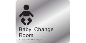 Baby Change Room manufactured by Bathurst Signs