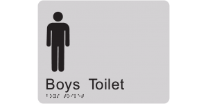 Boys Toilet manufactured by Bathurst Signs
