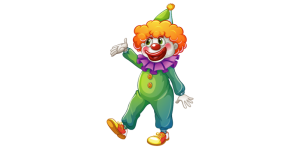 Clown Sticker