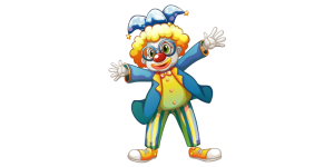 Clown Sticker