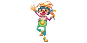 Clown Sticker