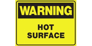 WARNING HOT SURFACE