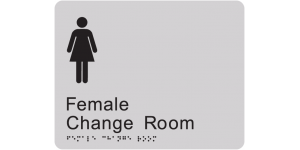 Female Change Room manufactured by Bathurst Signs