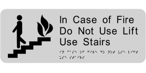 In Case of Fire manufactured by Bathurst Signs