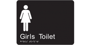 Girls Toilet manufactured by Bathurst Signs