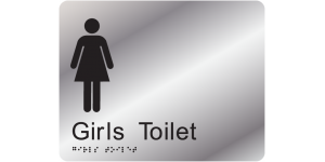 Girls Toilet manufactured by Bathurst Signs
