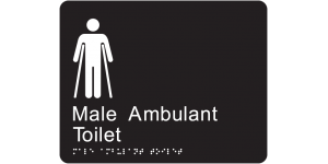 Male Ambulant Toilet manufactured by Bathurst Signs