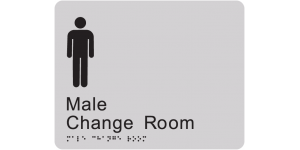 Male Change Room manufactured by Bathurst Signs