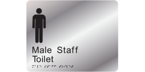 Male Staff Toilet manufactured by Bathurst Signs