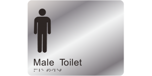 Male Toilet manufactured by Bathurst Signs