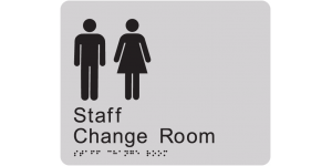 Unisex Staff Change Room manufactured by Bathurst Signs