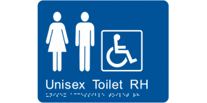 Unisex Accessible Toilet RH