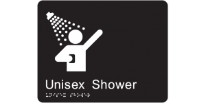 Unisex Shower manufactured by Bathurst Signs