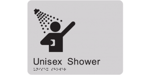 Unisex Shower manufactured by Bathurst Signs