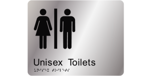 Airlock - Unisex Toilets manufactured by Bathurst Signs