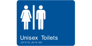 Airlock - Unisex Toilets manufactured by Bathurst Signs