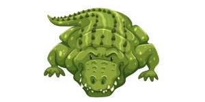 Crocodile Sticker