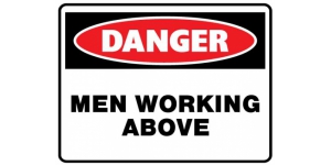 DANGER MEN WORKING ABOUT