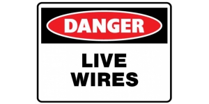 DANGER LIVE WIRES