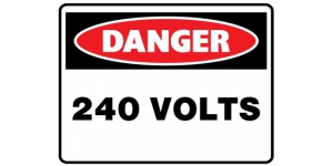 DANGER 240 VOLTS