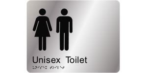 Unisex Toilet manufactured by Bathurst Signs