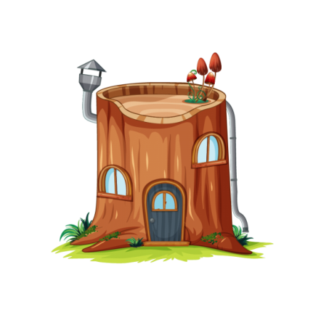 Treehouse Sticker