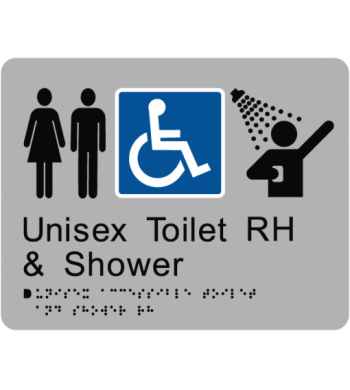 Unisex Accessible Toilet and Shower RH