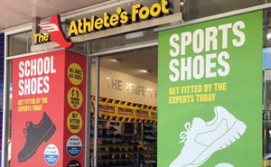 Bathurst Signs Athletes Foot sign installation